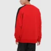 Track Taping Crew Neck Sweatshirt Asia Sizing ”Red”