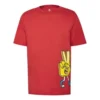 Tryckmönster Kortärmad Röd
