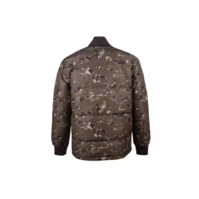 Tryckt Camo Mid Stand Collar Jackor Asia Sizing ”Camo Green”