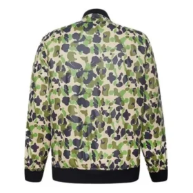 Tryckt Utility Bomber i asiatiska storlekar ”Grön Gul”