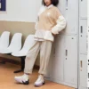Twisted Classics Crew Asia-storlekar ”Khaki”