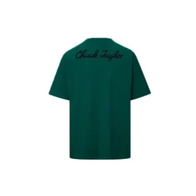 Unisex Chuck Embroidery Stickad Grön