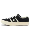 Unisex Star & Bars mockaskor med låg skaft, svarta