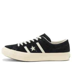Unisex Star & Bars mockaskor med låg skaft, svarta