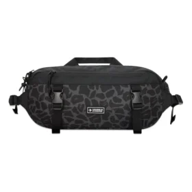 Utility Camo Waist Bag ”Svart”