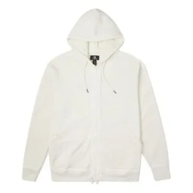 Utility Fleece French Terry Full-Zip Hoodie Asiatisk storlek ”White”