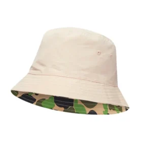 Vändbar kamouflage-buckethat ”Camo Green”