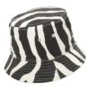 Vändbar Zebra Bucket Hat ”Black”