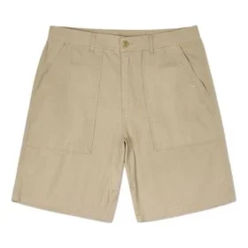 Vävda shorts, asiatiska storlekar ”Khaki”