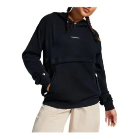 Wordmark-hoodie, asiatiska storlekar ”Black”
