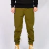 Wordmark Jogger Asiatisk storlek ”Olive Green”