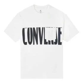 Wordmark Logo Pocket T-shirt Asiatisk storlek ”Vit”