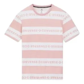 Wordmark-logotyp-T-shirt Asiatiska storlekar ”Rosa”
